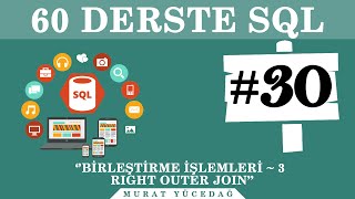 SQL Ders 30 Birleştirme İşlemleri / 3 Left ~ Right Outer Join