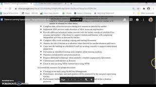 para expecations for distance learning