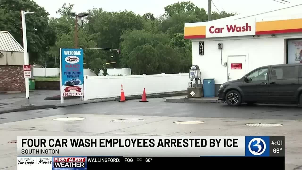 4 Southington car wash employees detained by ICE - YouTube