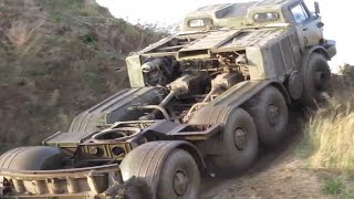 : Dangerous Fastest Skills Biggest Truck Climbing & Crossing Operator, Heavy Equipment Machine Working