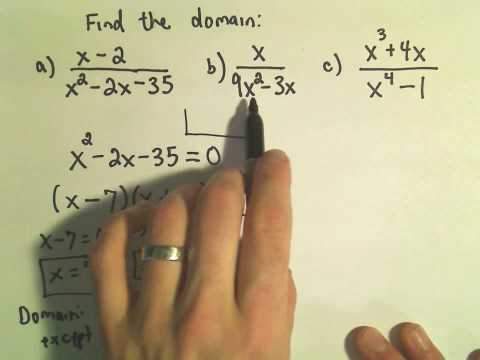 Rational Expressions and Domain