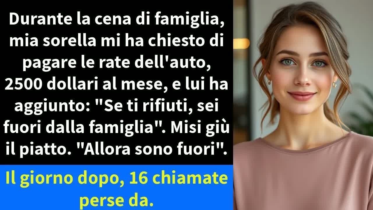 Il giorno del Ringraziamento mia sorella si è presentata davanti a casa mia con una cartella e un sorriso. Ero convinta volessero riconciliarsi, dopo mesi di silenzio e parole orribili. Invece...