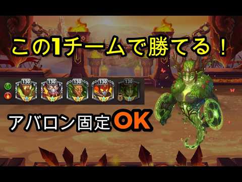 【ヒーローウォーズ】タイタンブロウル攻略！アバロン軸の安定1チーム完走術