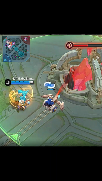 Nana Target Lock Base 🤣Victory! #mlbb #mobilelegends #mobilelegendsbangbang #babynana
