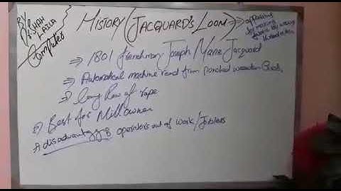 History of computer ( jacquard