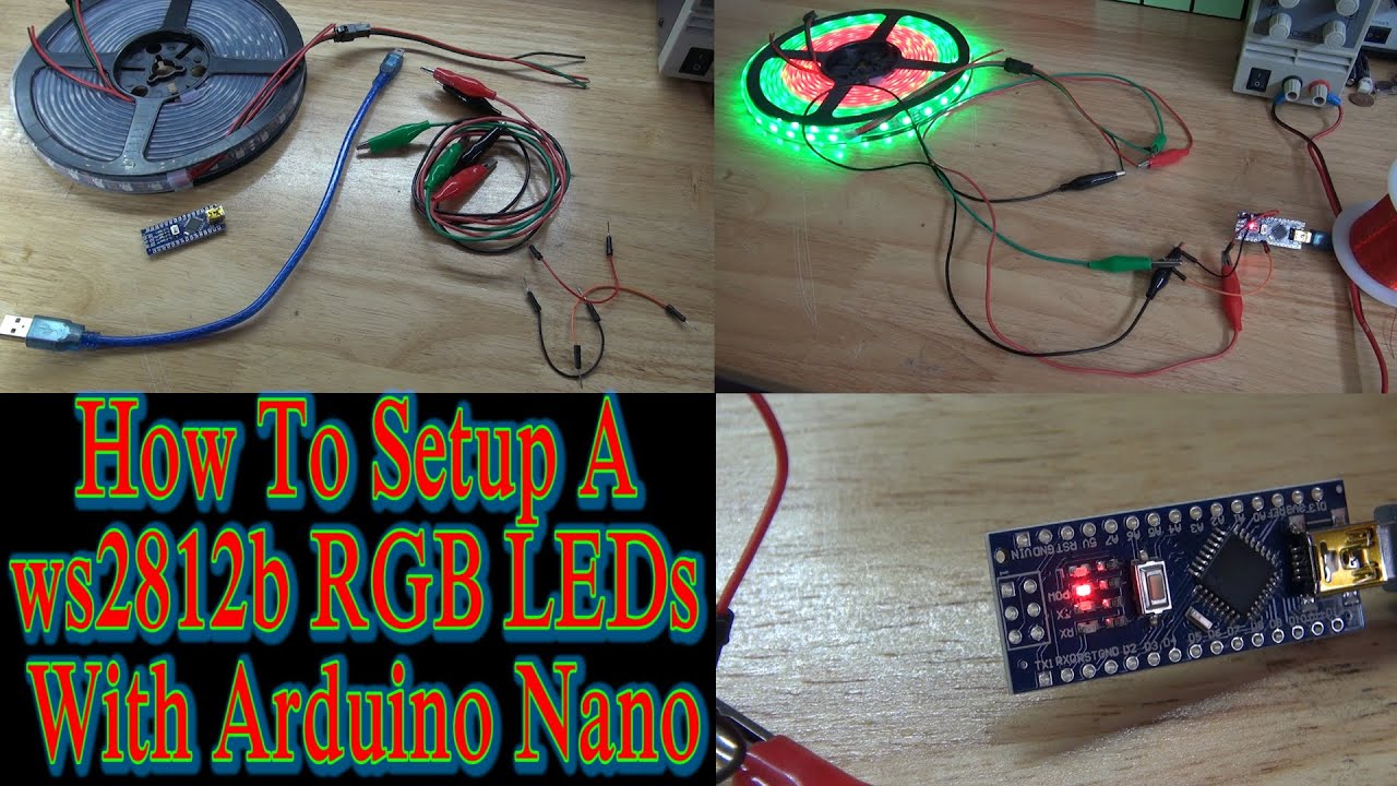 Arduino Nano Strip Flasher Kit w 12 LED Strips (#10727