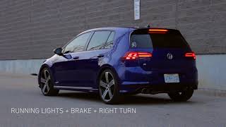 Golf r euro tail lights Clearance