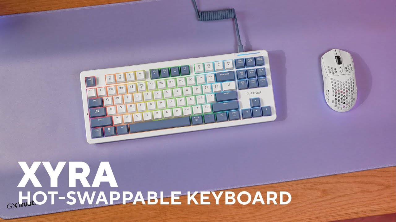 Meet the Xyra TKL Gasket Mechanical Gaming Keyboard! - YouTube
