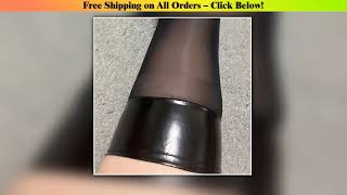 8cm Faux Leather Top Thigh High Stockings Women Sexy Oil Shiny Patchwork Nightclub Party Lingerie E