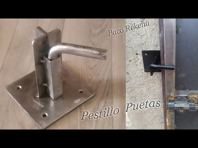 Pestillo exterior para sujetar puertas 