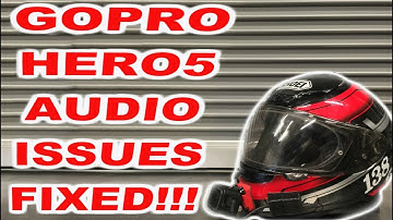 GOPRO HERO5 EXTERNAL AUDIO ISSUES FIXED!!! MOTOVLOG SET UP