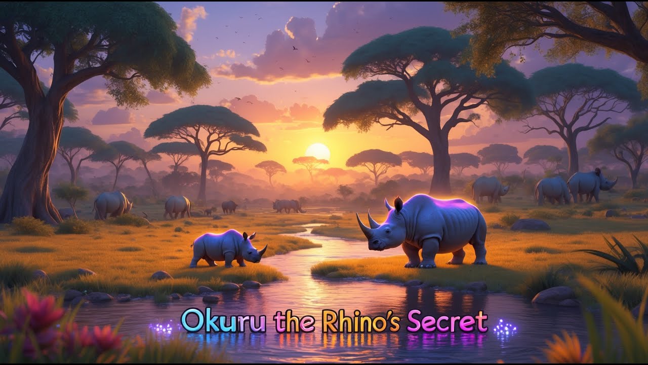 Okuru the Rhino's Secret | A Thrilling African Adventure for Kids 🦏
