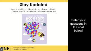 CNH Key Club DCON 2020 Registration
