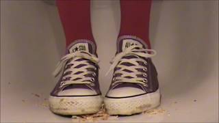 Crushing Raviolis In Purple Converse