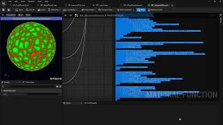 UE5 - Finishing up voronoi HLSL, cracked lava material