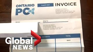 Phony Invoices Stirring Up Controversy With Ontarios Pc Party