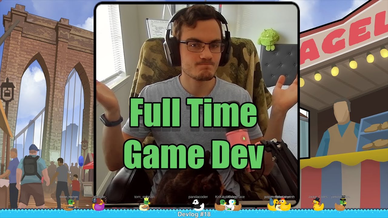 First week as a full time indie game developer - YouTube