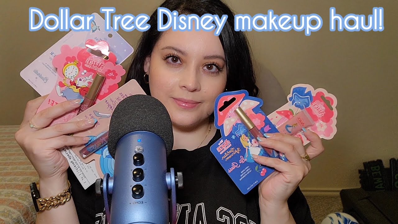 ASMR Dollar Tree Disney makeup haul! 💙