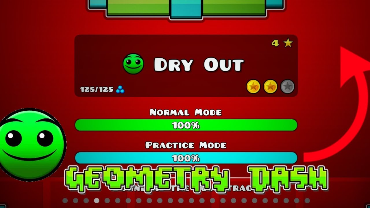 Dry Out Geometry Dash - YouTube
