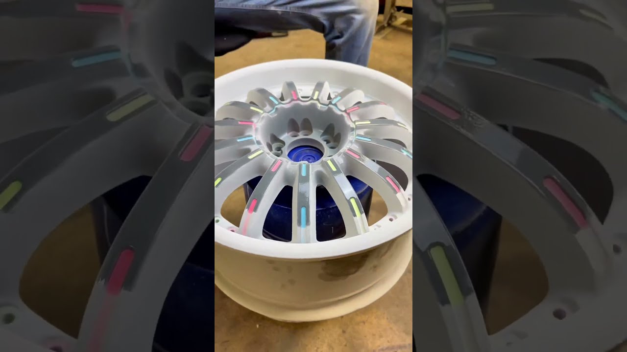 This Wheel Cost 1000 To Powder Coat Powdercoating Twotone