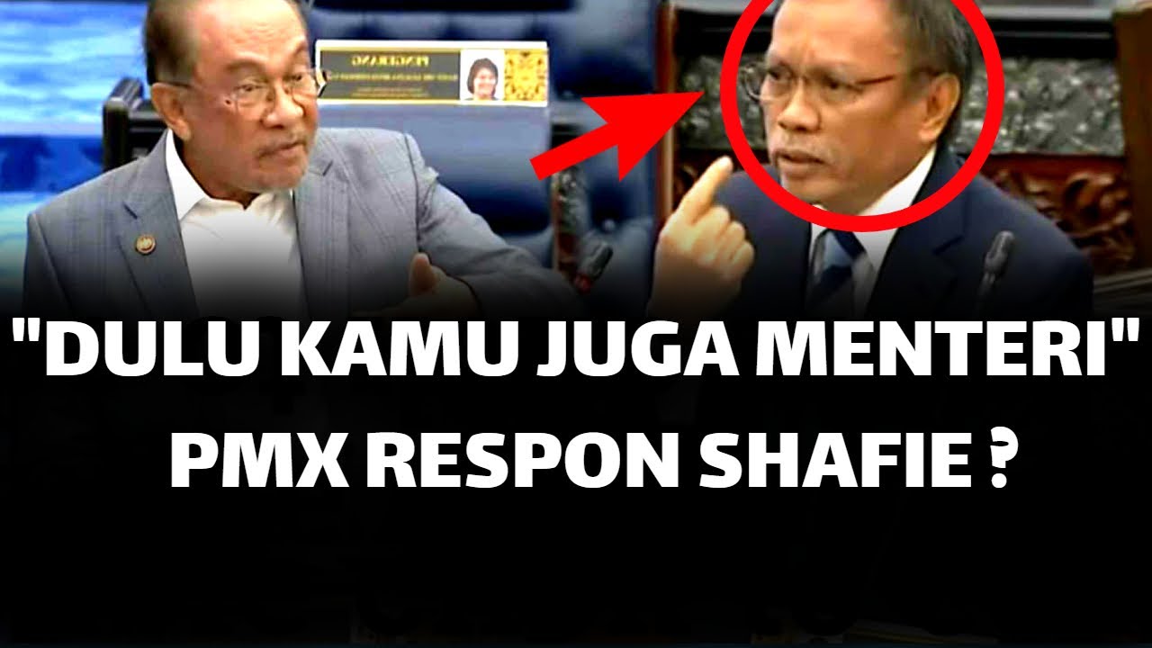 "DULU KAMU JUGA MENTERI PUSAT, JGN SALAH KAMI SAJA" ! PMX RESPON SHAFIE ?