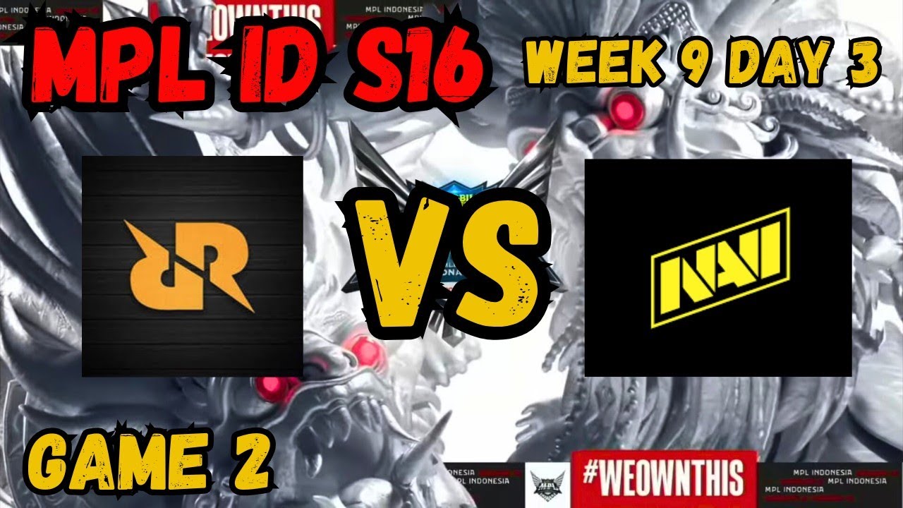RRQ HOSHI VS NAVI [GAME 2] REGULAR SEASON WEEK 9 DAY 3 