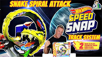 Hot Wheels City Snake Spiral Attack Speed Snap Track System