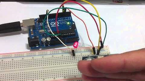 【柯博文老師】Arduino, 範例12-9-2 控制 超音波距離偵測感應器 步進馬達 實驗 倒車警告器