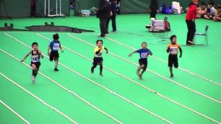 男子 小１・２　6組 60m 札幌市室内陸上競技大会(20150322)