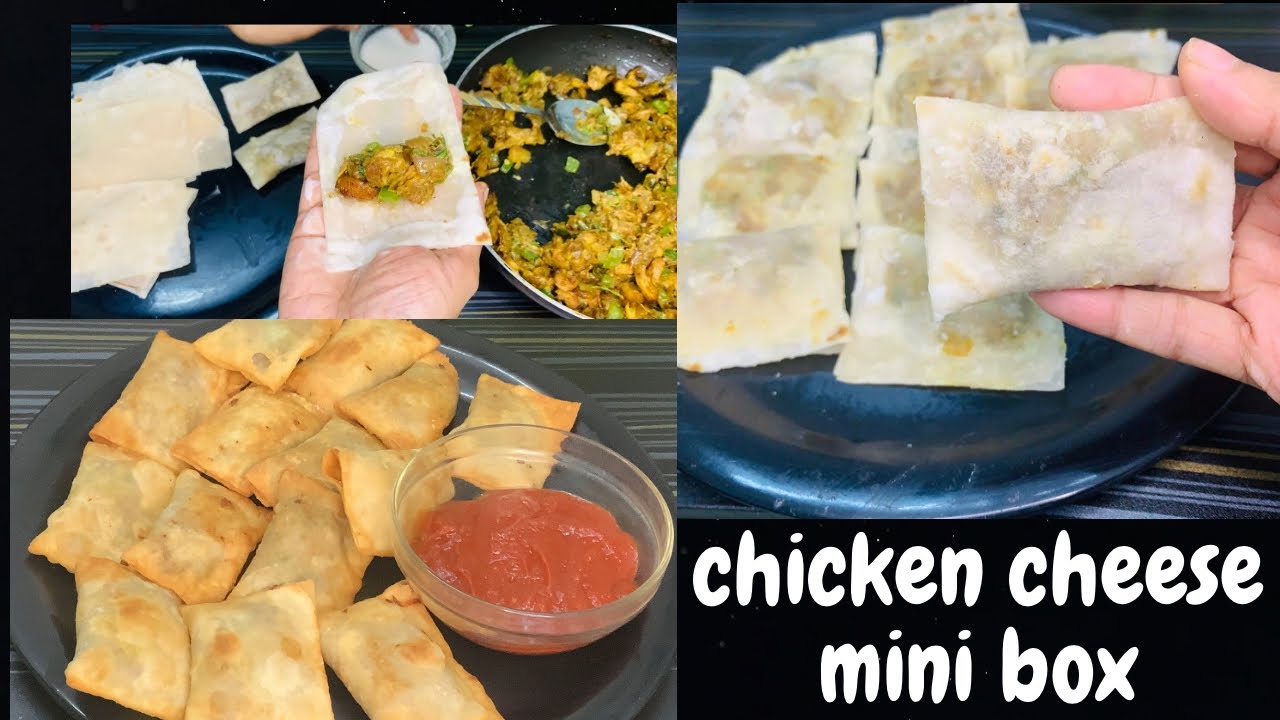 Chicken cheese mini box||ചിക്കനും ചീസും ഉണ്ടെങ്കിൽ എളുപ്പത്തിൽ ഉണ്ടാക്കാം||ifthar special