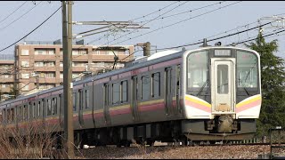 E129系B25編成【4K】信越本線下り451M