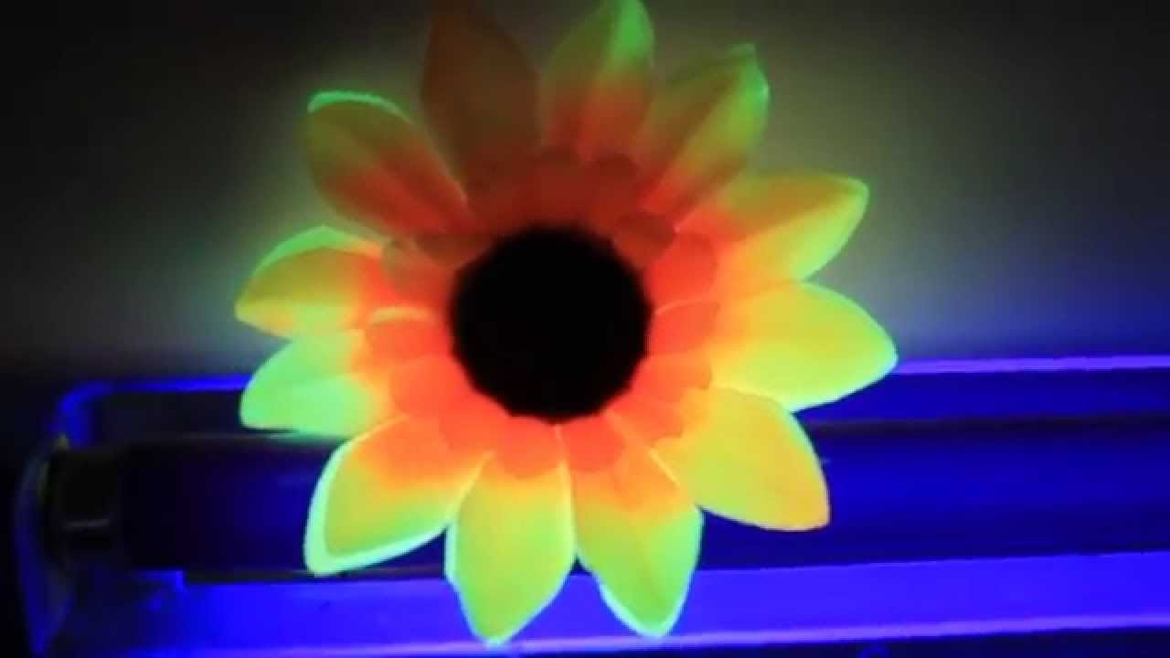 Blacklight Polyester Flowers- NYC