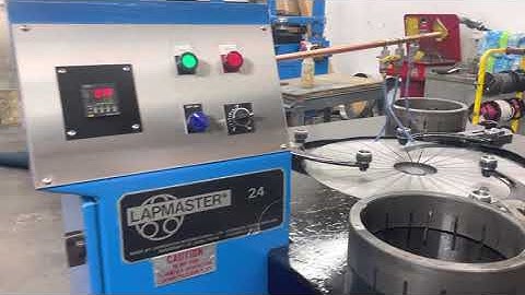 LAPMASTER 24” open face lapping machine