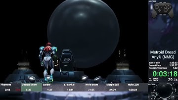 Metroid Dread Adam/Save room background glitch