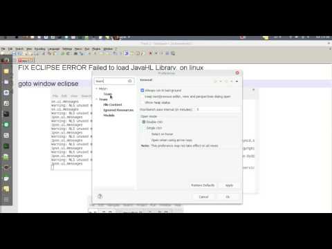 Eclipse : Failed to load JavaHL Library  on linux
