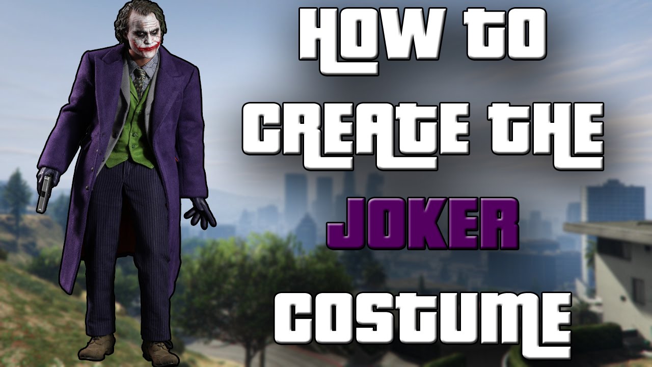 GTA V How To Create The Joker Costume! YouTube