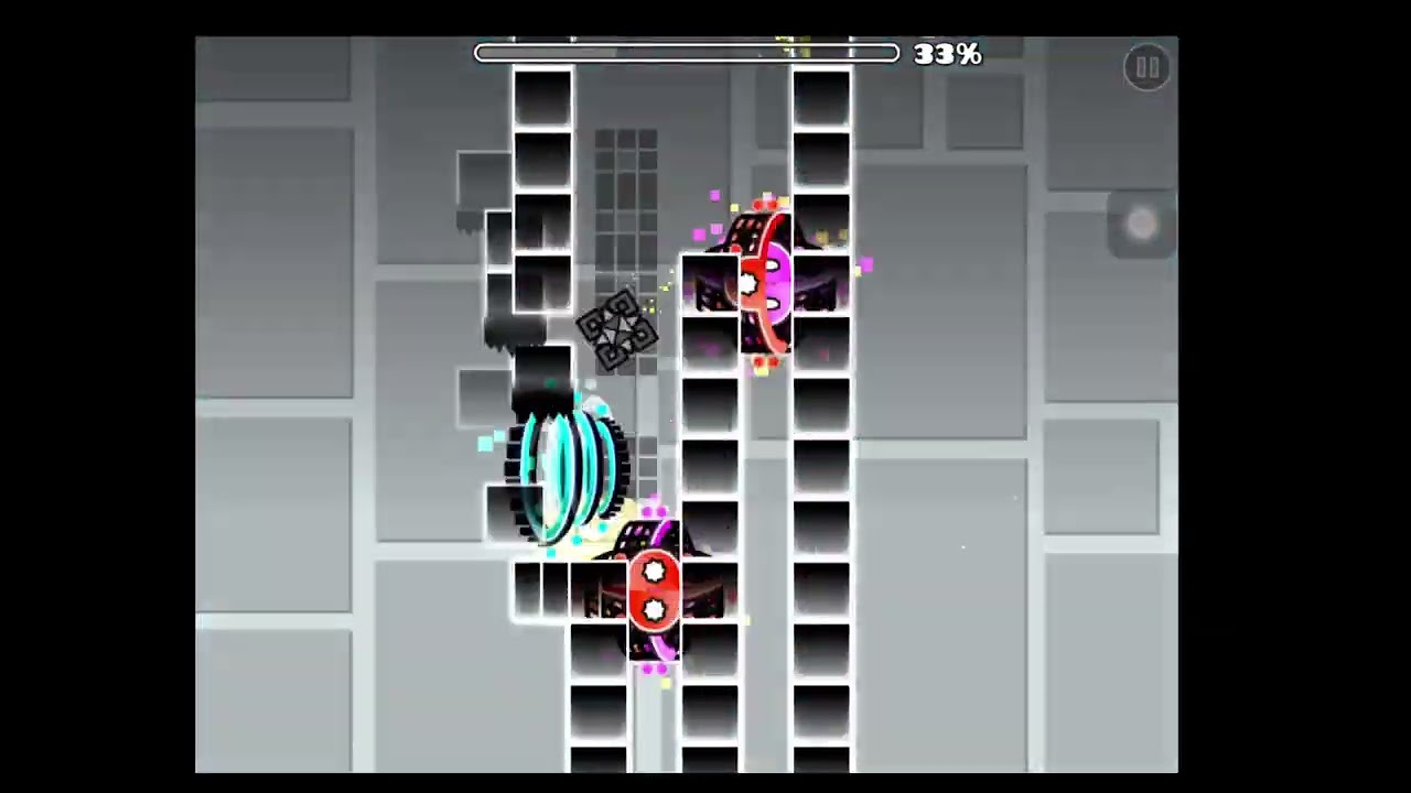 The lighting road  geometry dash