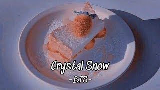 |•Lirik Lagu Bts Crystal Snow Story Wa•|