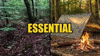 ESSENTIAL SHELTER & FIRECRAFT IN THE BUSH #bushcrafters #survivalist #wilderness