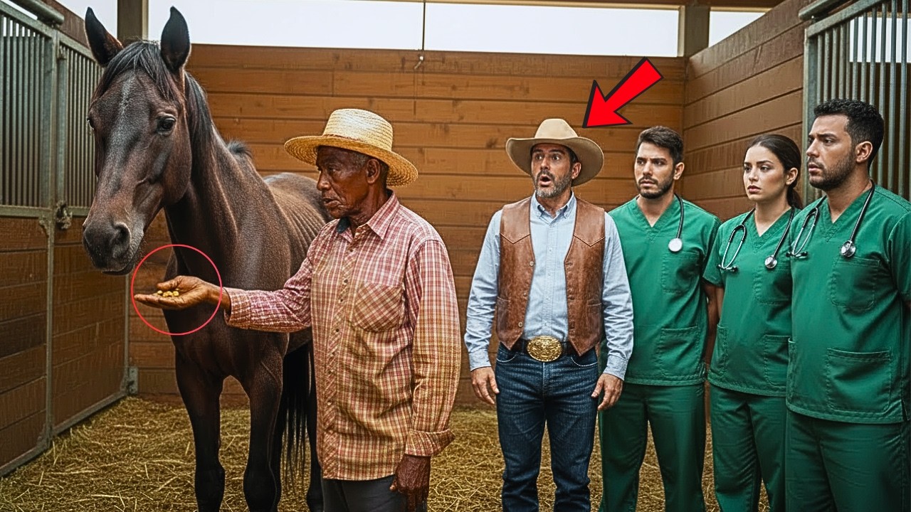 10 VETERINÁRIOS não descobriram por que o CAVALO do FAZENDEIRO não comia… até um VELHO CAMPONÊS agir
