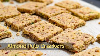 Almond Pulp Crackers