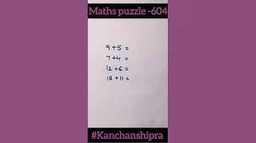 maths puzzle -604 | brain test #riddles #shorts #puzzle #brainteaser #viral