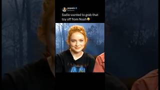 Sadie Sink Wanted To Grab That Toy Off From Noah Schnapp