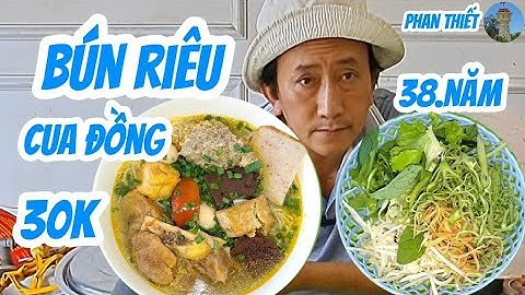 TÔ BÚN RIÊU VĨA HÈ 30k ngon đậm đà ăn khó quên phan thiết 15/11/2025