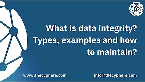 What is data integrity? Learn its importance in cyber security