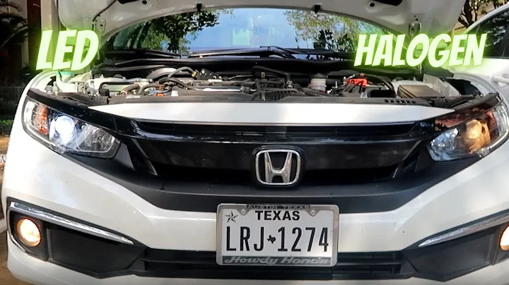 Oxilam LED low beam bulbs install on 2016-2021 Honda Civic!