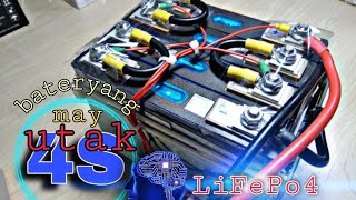 Lifepo4 battery build  4s 12 volts  (tagalog) with BMS.
