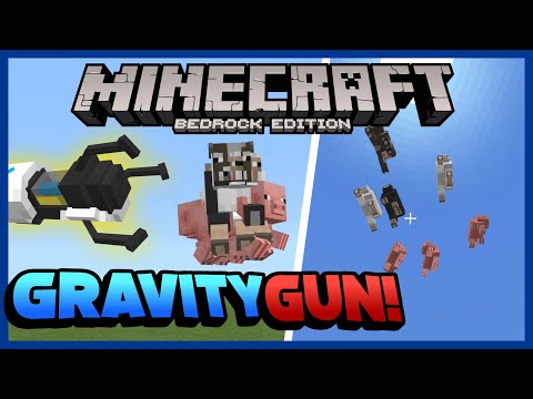 Gravity Gun NUR mit Commands! ? Minecraft Bedrock Tutorial