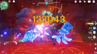Dehya C0 vs Dehya C5 (mono pyro, vape, builds) GENSHIN IMPACT