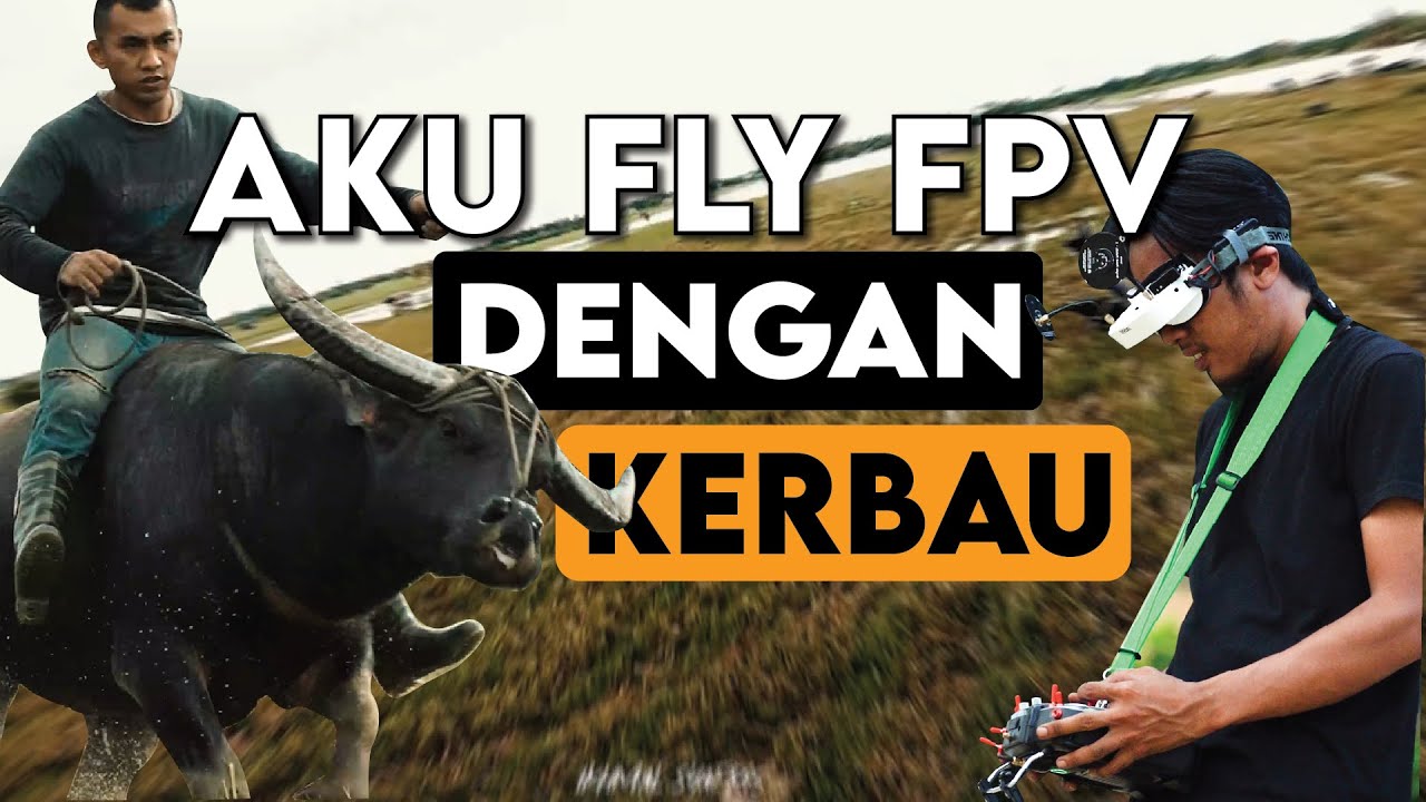 FLY Drone FPV dengan KERBAU??!! (IFLIGHT PROTEK35)